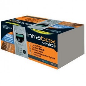Kit intratone - Centrale de gestion 1 porte + Clavier codé avec lecteur Vigik + Module GSM