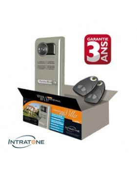 Kit interphone vidéo GSM pour Villa - 1 bouton d’appel + Clavier - pose en saillie - INTRATONE