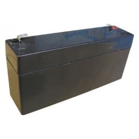 Batterie rechargeable pile sèche - 6v 3.2ah - plomb gel etanche - (134x35x67mm)
