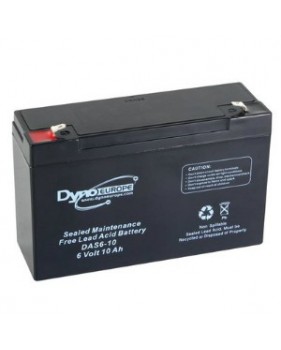 Batterie rechargeable accumulateur - 6v 10ah - plomb gel etanche - (151x100x50mm)