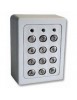 Clavier à codes filaire avec boîtier en ABS et touches métalliques - 12/24V