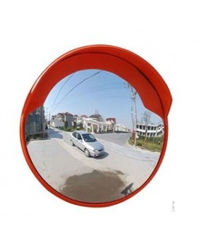 Miroir panoramique routier - convexe - 45 cm - Avec casquette anti-pluie