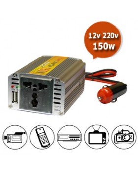 Convertisseur changeur tension cigare RXY 12v 220v 150w USB 5v transformateur