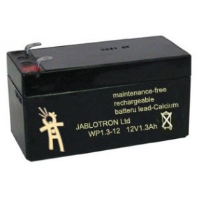 Batterie accumulateur rechargeable jablotron - 12v 1.3a - plomb - (95x52x42mm)