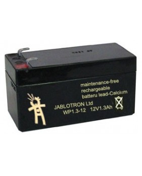 Batterie accumulateur rechargeable jablotron - 12v 1.3a - plomb - (95x52x42mm)