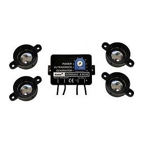 Repousse ultrasonique - 4 haut parleur repulsif - chauve souris rat fouines blatte - 130 m²