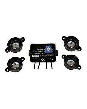 Repousse ultrasonique - 4 haut parleur repulsif - chauve souris rat fouines blatte - 130 m²