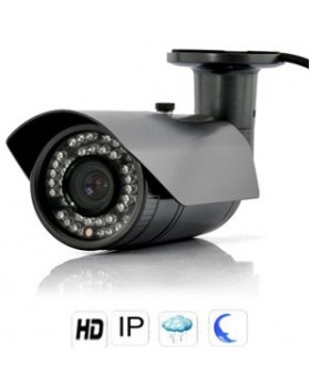 Caméra réseau IP étanche HD 720p - CMOS 1/3" - 42 LED IR - Vision nocturne 40m - Audio bidirectionnel