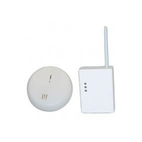 Pack detecteur fume sans fil pour centrale alarme avec fil detecteurs fuite gaz