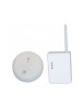 Pack detecteur fume sans fil pour centrale alarme avec fil detecteurs fuite gaz