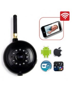 Caméra couleur sans fil CMOS 1/4" - compatible avec iPad - iPhone - Android - WIFICAM