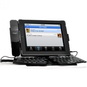 Clavier pliable Bluetooth QWERTY avec combiné filaire pour IPad2 - Nouvel iPad