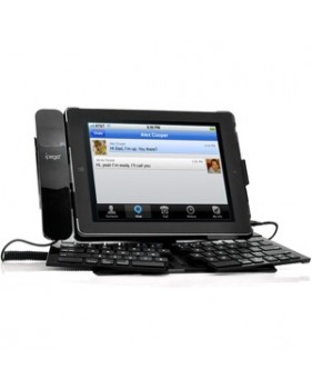 Clavier pliable Bluetooth QWERTY avec combiné filaire pour IPad2 - Nouvel iPad