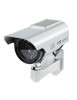 Camera video de surveillance factice - avec LED clignoteur - exterieur etanche - Solaire
