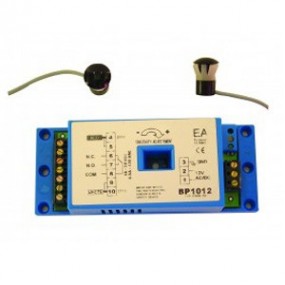 Cellules pour porte automatique avec amplificateur - 12-24 V - portée de 10m