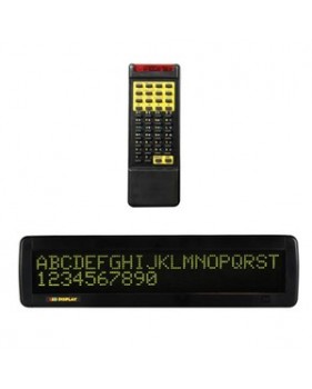 Journal lumineux - Afficheur electronique - Double ligne led verte 2 x 16 caractéres