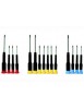 Jeu de 15 tournevis 4 plats 4 cruciformes 7 torx