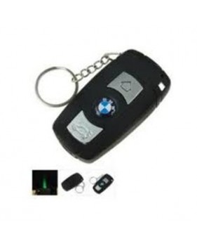 Porte-clés de voiture BMW avec caméra cachée couleur et DVR - avec vision nocturne - Carte micro SD jusqu’à 32 Go
