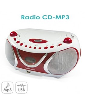 Radio CD-MP3 Cherry - Port USB - Fonction ID3 Tag - METRONIC