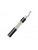Câble coaxial pour extérieur 17 PATCA - Classe B -  PVC noir -  Ø 6.8 mm -  (vendu au mètre)