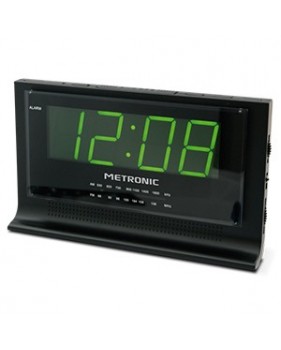 Radio réveil XL1 - Grand Affichage LED - METRONIC