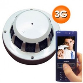 Caméra cachée sans fil couleur 3G dans un détecteur de fumée