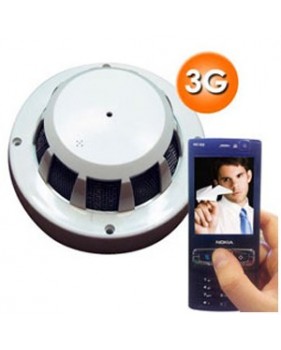 Caméra cachée sans fil couleur 3G dans un détecteur de fumée