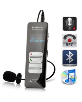 Kit Bluetooth et enregistreur d’appel pour téléphones portables - 8Go