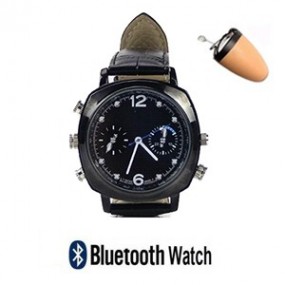 kit espion sans fil Montre Bluetooth inductive + écouteur espion