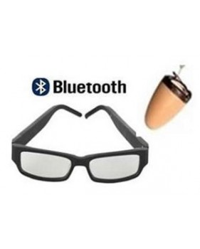 kit espion sans fil Lunette Bluetooth inductive + écouteur espion
