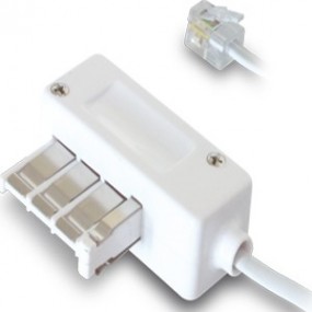 Rallonge téléphonique PTT mâle / RJ11 - 3 métres - METRONIC