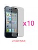 Kit de 10 films antireflet HD de Screen Protector pour iPhone 4/4s
