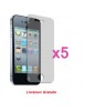 Kit de 5 films antireflet HD Screen Protector pour iPhone 4/4s