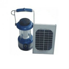 Lanterne camping solaire nouvelle génération panneau 5W batterie Lithium 4Ah