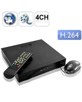 Enregistreur DVR compact - H.264 - 4 canaux