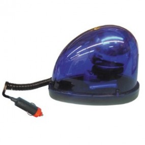 Gyrophare magnétique bleu 12V - 21W - étanche