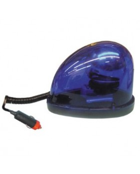 Gyrophare magnétique bleu 12V - 21W - étanche