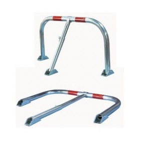 Borne de parking manuelle avec cadenas à visser ou sceller - Largeur 740 mm - Hauteure 420 mm