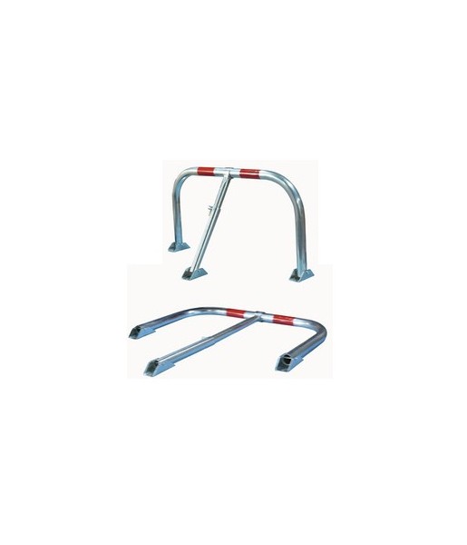 Borne de parking manuelle avec cadenas à visser ou sceller - Largeur 740 mm - Hauteure 420 mm