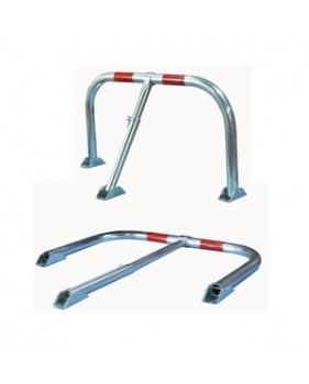 Borne de parking manuelle avec cadenas à visser ou sceller - Largeur 740 mm - Hauteure 420 mm