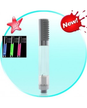 Pommeau de douche à LED 3 couleurs changeantes