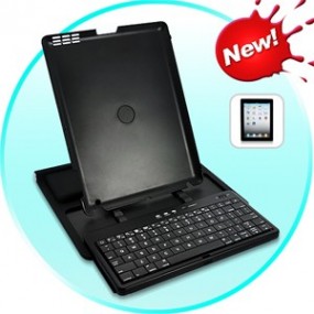 Clavier bluetooth réglable coulissant pour iPad 2 - 360 Degrés