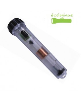 Torche écologique électronique sans pile ni batterie - 17 cm