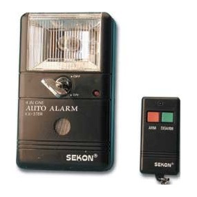 Alarme de voiture antivols - allume cigare + siréne intégrée