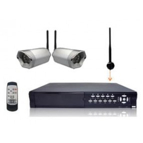 Kit 2 caméras couleur sans fil Pro CCD 1/3