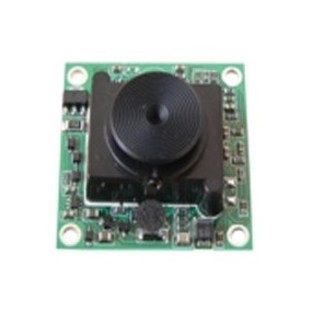 Caméra N/B miniature CCD 1/3" - 380 LTV - Angle de vue 92° (Audio en option)