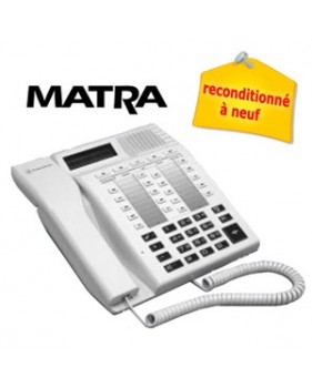 Poste téléphonique numérique MATRA M420EML - Reconditionné à neuf - Blanche ou Grise Anthacite