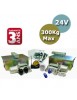 Kit automatisme enterré confort 24V - longueur vantail 2 m max - poids vantail 300 Kg max