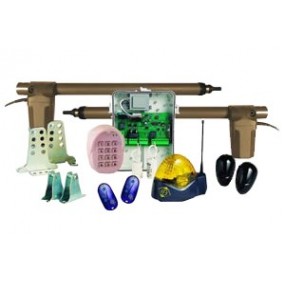 Kit a battants basic, bloquant, 230V, longueur vantail 2 m max, poids vantail 200 kg max, course utile 430 mm