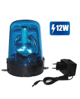 Gyrophare électrique bleu fixe 220V - 12W